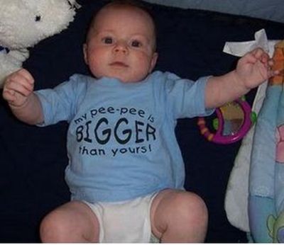 Babies Wearing Naughty T-Shirts (20 pics)