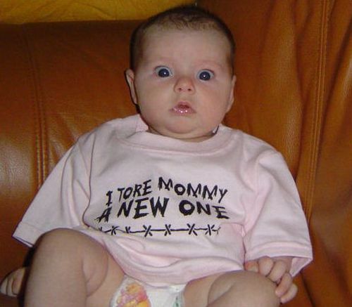 Babies Wearing Naughty T-Shirts (20 pics)