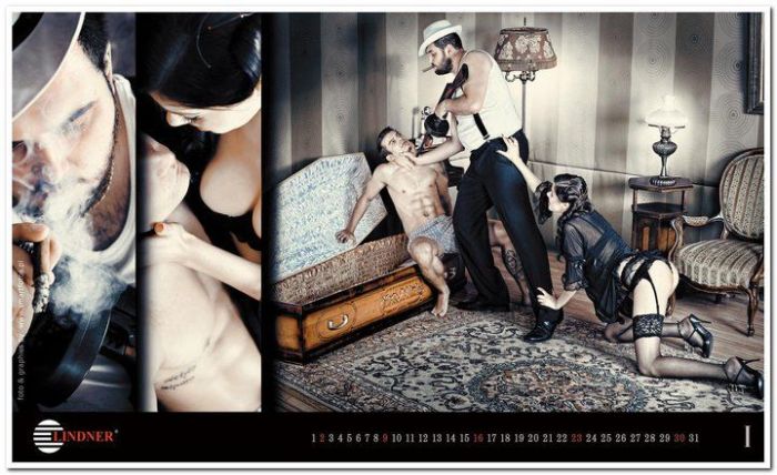 Coffin Maker Launches Sexy Calendar (33 pics)