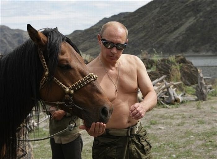 Vladimir Putin With Animals (24 pics)