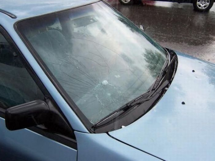 Cars after a Hailstorm (16 pics)