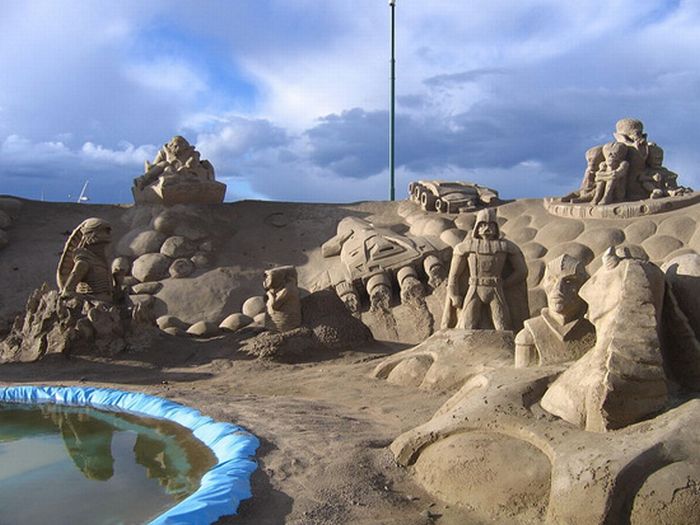 Detailed Star Wars Sand Sculptures (21 pics)