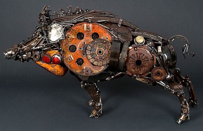 Car Part Art by James Corbett (51 pics)