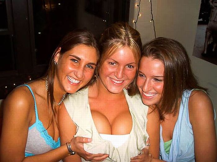 Girls Grabbing Boobs (95 pics) photo