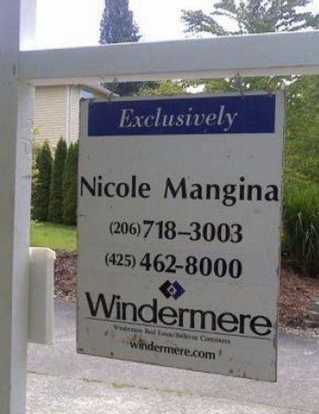 Funny and Strange Names of Home Sellers (20 pics)