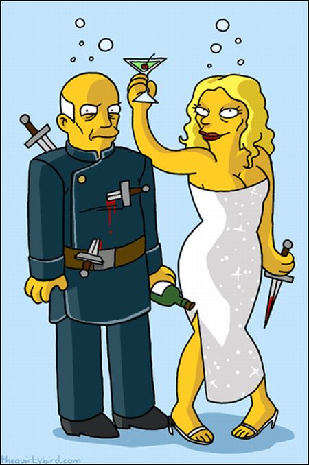 Battlestar Galactica Characters Simpsons Style (14 pics)