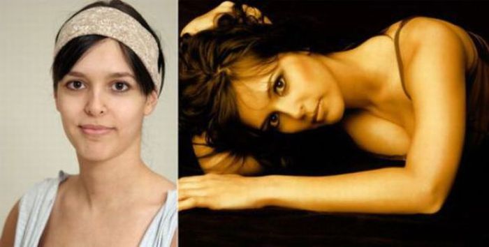 Girls Before and After Makeup (21 pics)