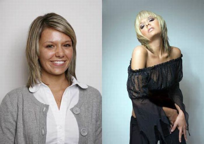 Girls Before and After Makeup (21 pics)