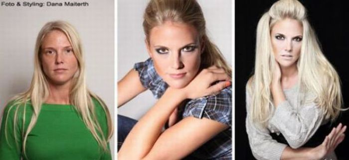 Girls Before and After Makeup (21 pics)