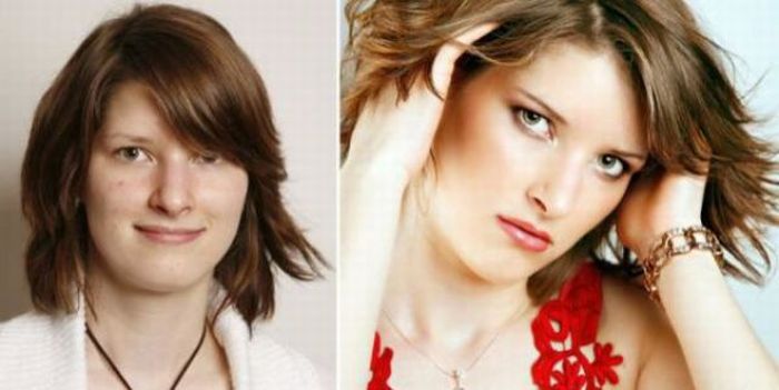 Girls Before and After Makeup (21 pics)