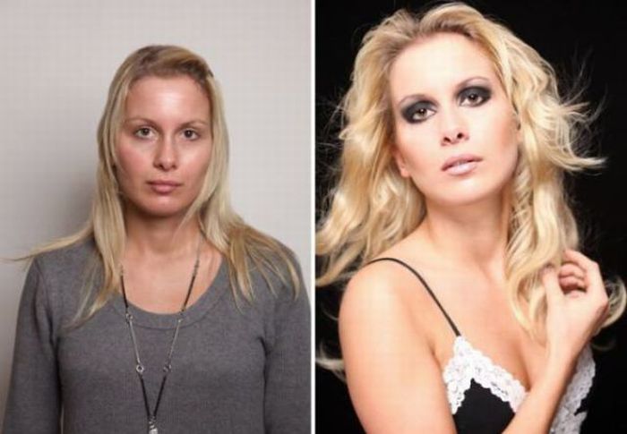 Girls Before and After Makeup (21 pics)