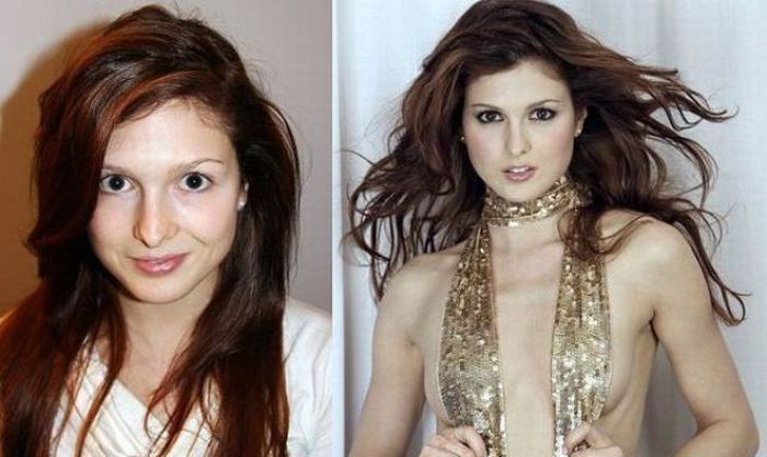 Girls Before and After Makeup (21 pics)