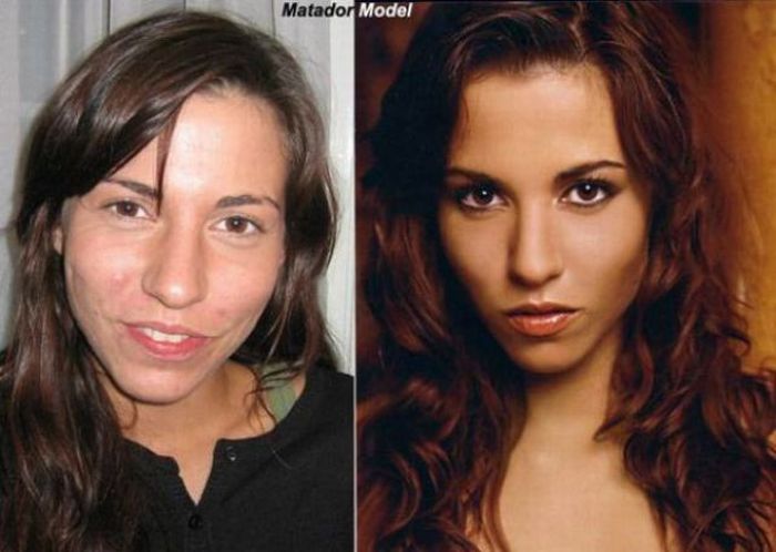Girls Before and After Makeup (21 pics)