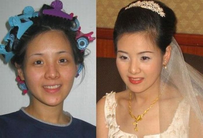 Girls Before and After Makeup (21 pics)