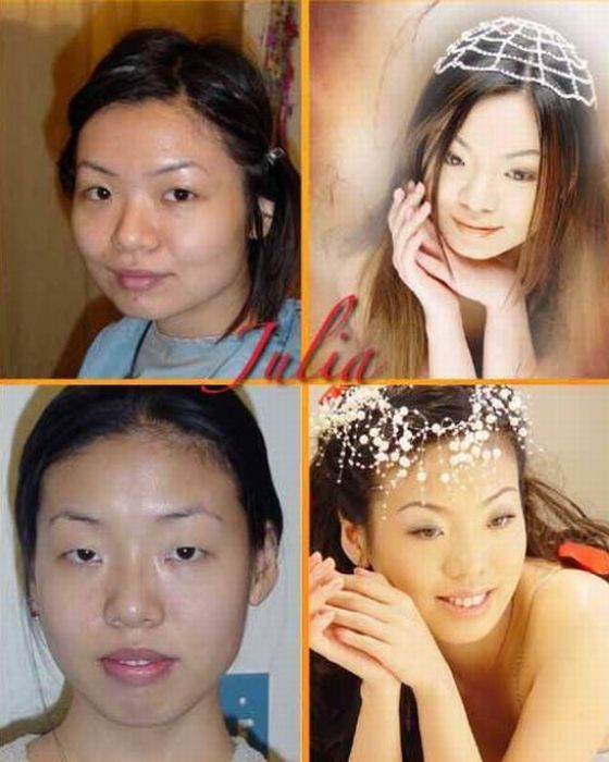 Girls Before and After Makeup (21 pics)