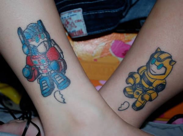 Cool Matching Tattoos (12 pics)
