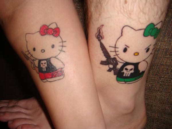 Cool Matching Tattoos (12 pics)