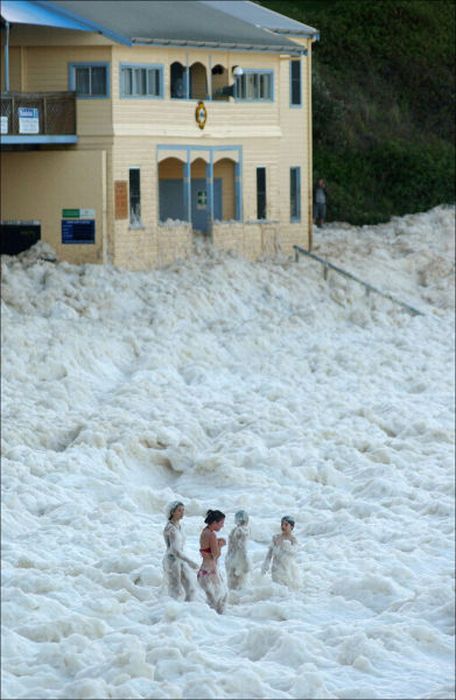 Strange Foam on the Coast of Australia (15 pics)