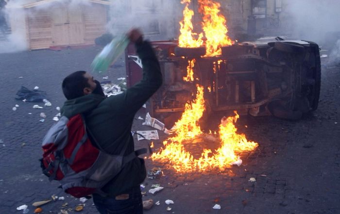 Clashes in Rome (36 pics)