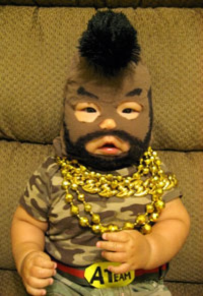 People and One Dog Wearing Mr T's Costumes (25 pics)