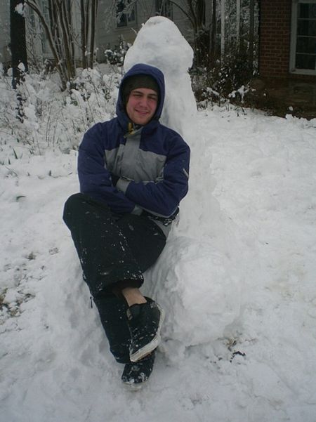 Posing with Snow Dicks (30 pics)