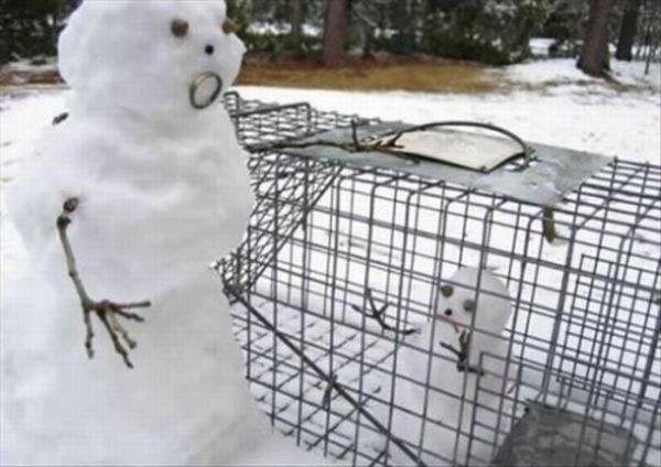 Hilarious Snowmen (40 pics)