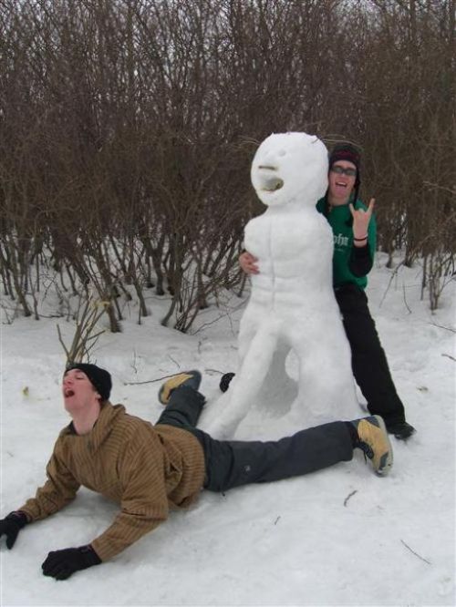 Hilarious Snowmen (40 pics)