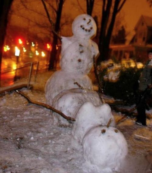 Hilarious Snowmen (40 pics)