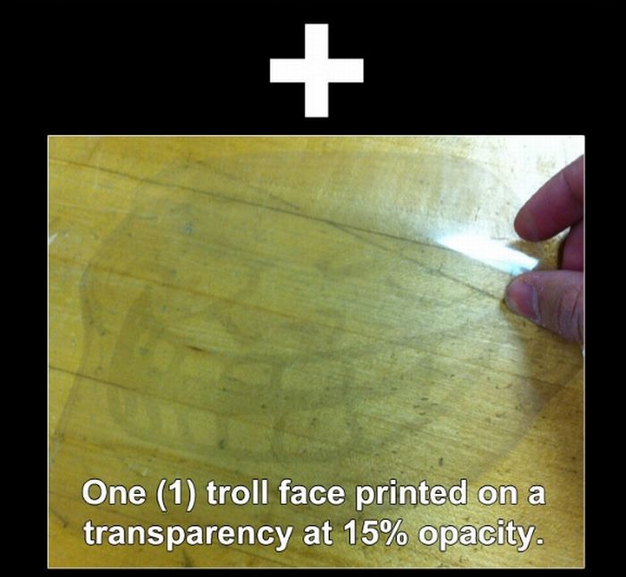 How to Make One Troll Face Monitor Watermark (4 pics)