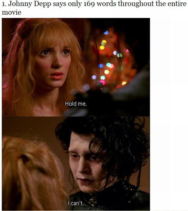 12 Things You Probably Didn’t Know About The Movie "Edward Scissorhands" (12 pics)