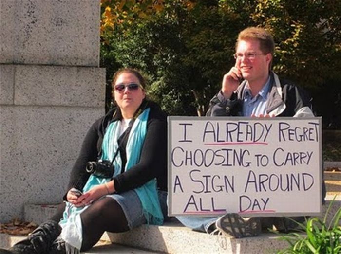 Funny Protest Signs (25 pics)