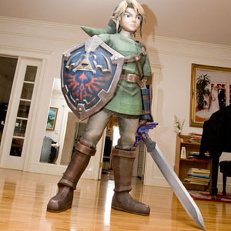 Life-Sized Papercraft of Link (17 pics)