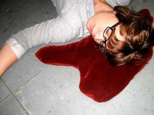 Blood Puddle Pillows (8 pics)
