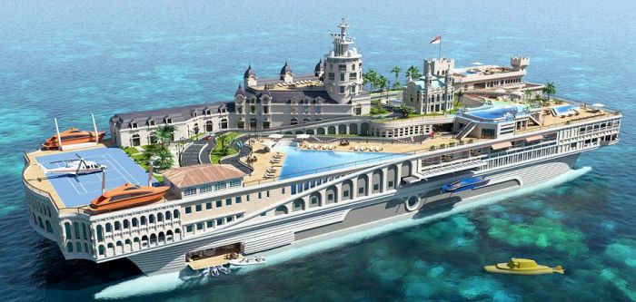 The Streets of Monaco super-yacht (4 pics)