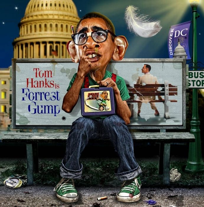 Photo Manipulated Caricatures - President Obama (15 pics)