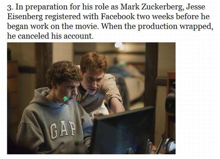 12 Things You Probably Didn’t Know About "The Social Network" (12 pics)