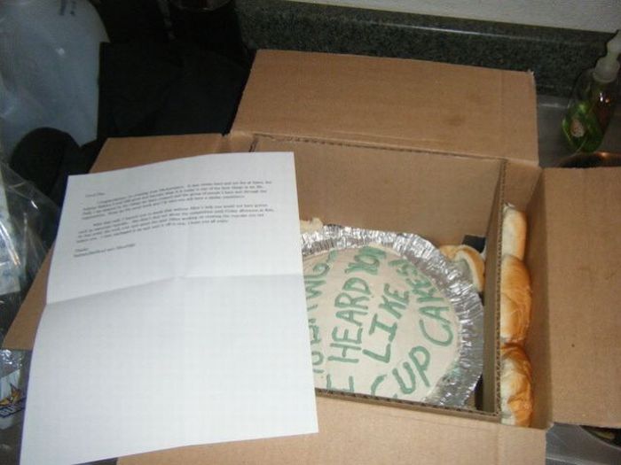 Never Send Cakes by Post (7 pics)