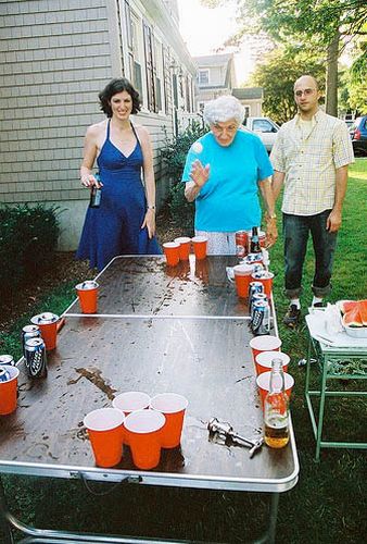 Grandmas Playing Beer Pong (22 pics)