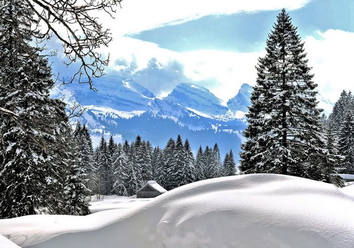 Awesome Mountain Color In Winter Photos (20 pics)