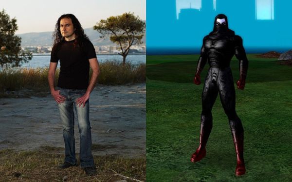 Real Faces vs. Game Avatars (15 pics)