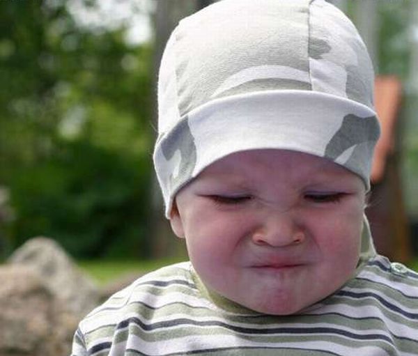Baby Tries Rhubarb for Very First Time (6 pics)