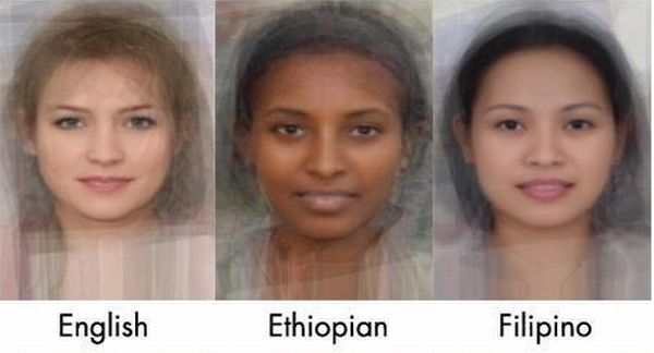 The Average Face of Women Across the World (14 pics)