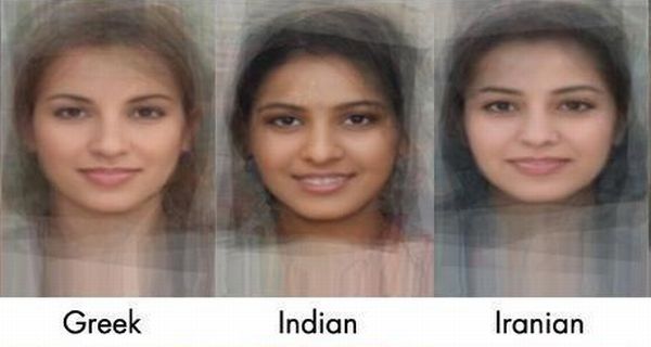 The Average Face of Women Across the World (14 pics)