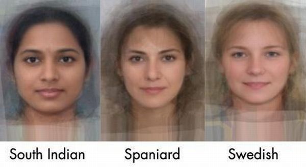 The Average Face of Women Across the World (14 pics)