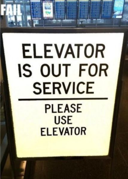 Signs Completely Devoid of Common Sense (23 pics)