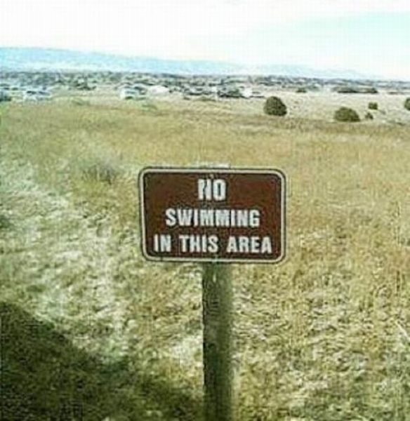 Signs Completely Devoid of Common Sense (23 pics)