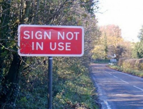 Signs Completely Devoid of Common Sense (23 pics)