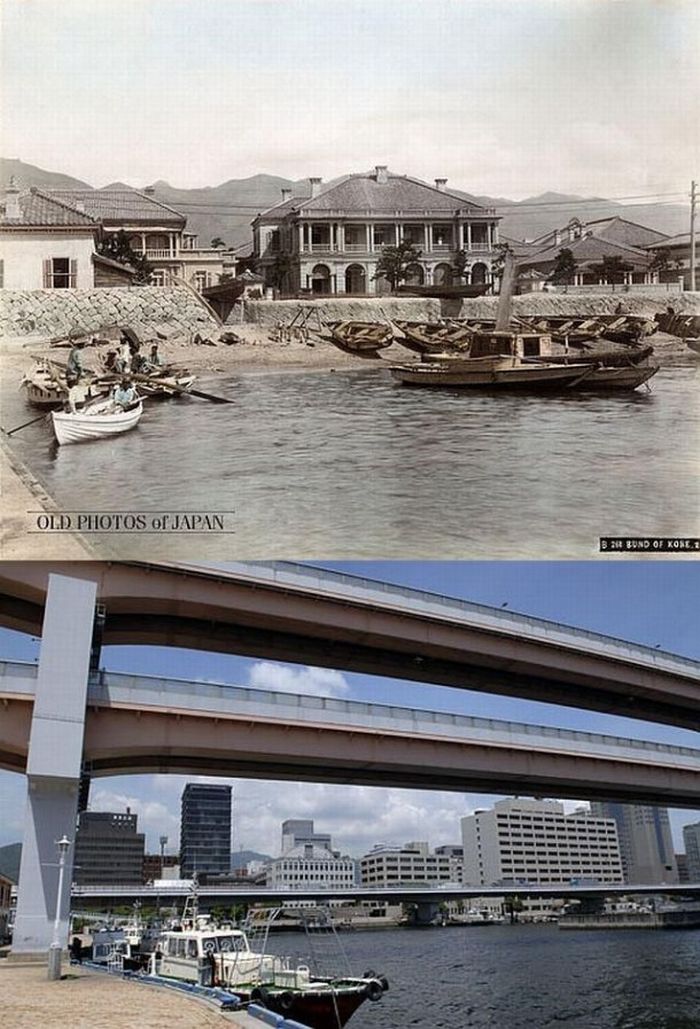 Photos of Japan Then and Now (12 pics)