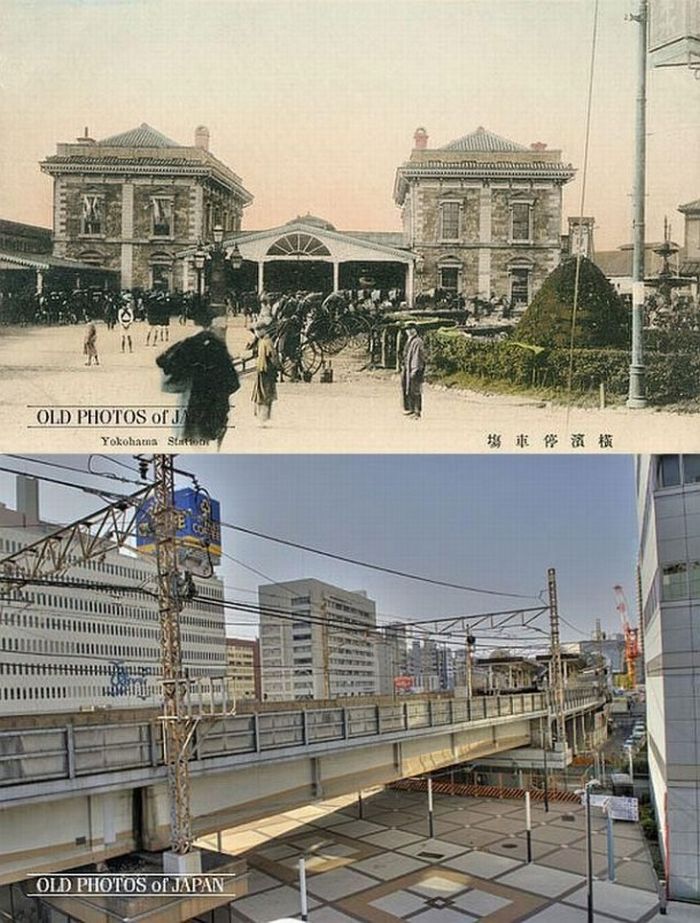 Photos of Japan Then and Now (12 pics)