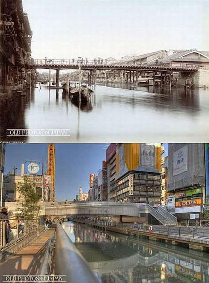 Photos of Japan Then and Now (12 pics)